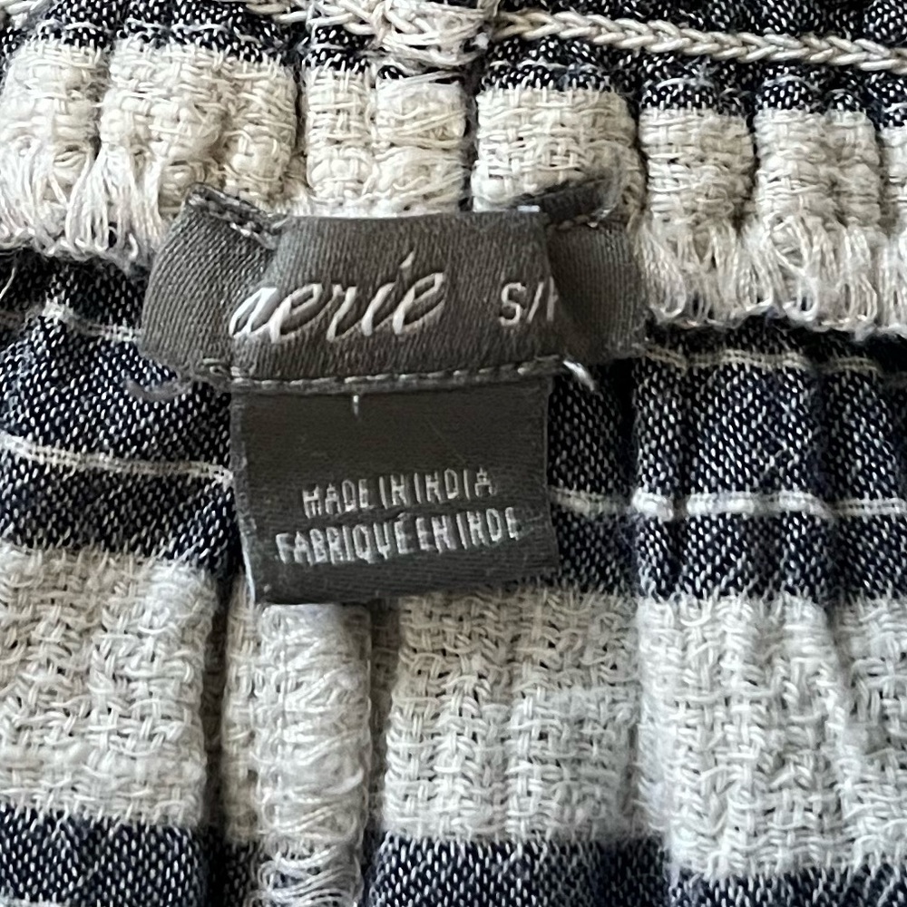 Aerie Linen Culotte Pants - Picture 4 of 8